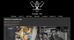 Desktop Screenshot of coriandercafeeastford.com